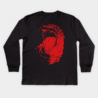 Godzilla Ultima (red) Kids Long Sleeve T-Shirt